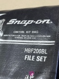 Snap-on rat tail file set