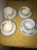 4- cups and saucers sers