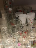 Assorted glasses and coffee cups