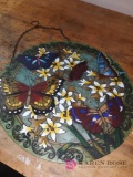 B - Hanging Butterfly Stained Glass Art