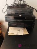 B - CD Player, Compact Disk Player and VCR