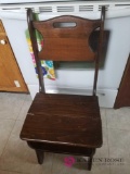 K - Wooden Chair/Stepstool
