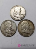 LR - .Franklin Half Dollars