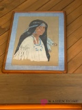 Two framed native Indian pictures