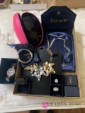 Stauer Jewelry lot and other miscellaneous