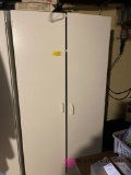 2nd lg white cabinet with contents