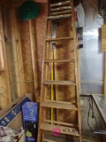 7 ft wood step ladder