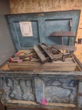 Vintage Carpenters tool chest with contents