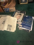 Collectible magazines and old papers