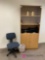 Bookcase office chair and miscellaneous room #5