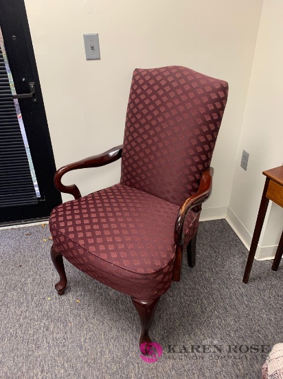 Burgundy chair room #4