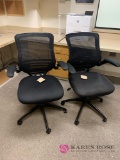 Two matching office chairs