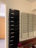 Wall file holders in/checkout area