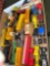 Large lot of matchbox size tractor trailers