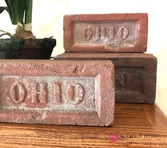 4- vintage OHIO Bricks