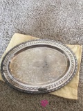 International Silver Co. Camelot 16 in Silverplated platter