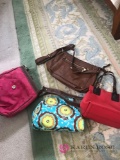 Assorted ladies purses