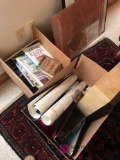 Assorted books/office supplies