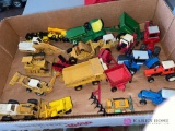 LR small diecast tractors and construction vehicles