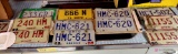 vintage license plates. BS