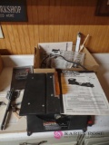 Dremel 4-in table saw and accessories. bs