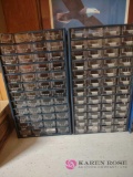 two 48 drawer storage bins. BS