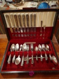 holmes and Edwards Sterling inlaid flatware. BS