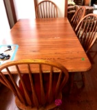 Wooden kitchen table with 4 chairs