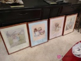 four Beatrice Potter pictures. BS