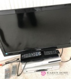 Toshiba 32 in TV/remotes/DVD player /