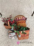 3- Longaberger baskets