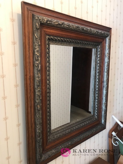 Hanging wall mirror