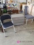 G - Small Dresser and Two Chairs