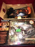 Radio shack black scorpion radio control/helicopter basement