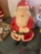 Vintage Christmas light up Santa 17in