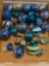 Vintage Christmas ornaments blue