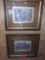 2 framed wall art pictures