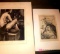 2 sketch pictures both signed