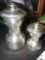 vintage sterling salt and pepper shakers hand grinder