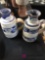 Lakofsky pottery blue/white pitchers