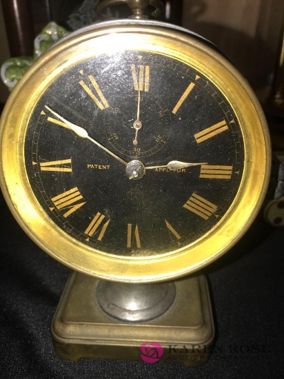 Antique Ansonia clock co. metal clock
