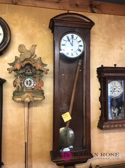 Large 4 FOOT Regulator wall clock scarce size