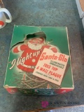 Vintage Santa tree topper still with original box