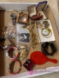 Costume jewelry watches pins and other miscellaneous