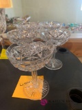 Five  “ signed “ Libby drinking glasses