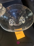 11 inch Steuben clear glass bowl