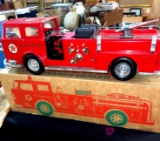 Texaco firetruck with original box and accessories