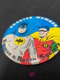 Batman and robin society charter member Pinback