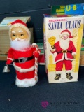 Alps mechanical Santa Claus with box