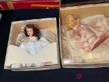 Pair of Nancy ann storybook dolls in boxes